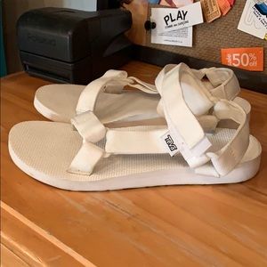 Teva white sandals